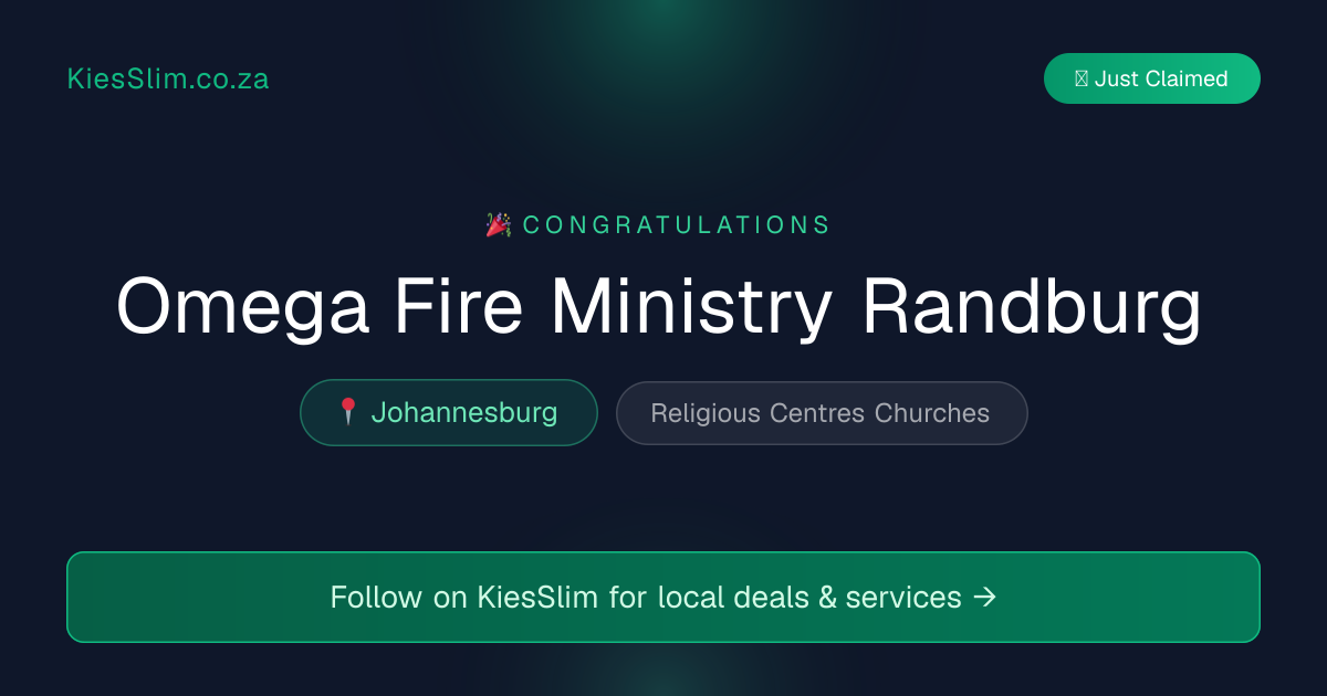Omega Fire Ministry Randburg