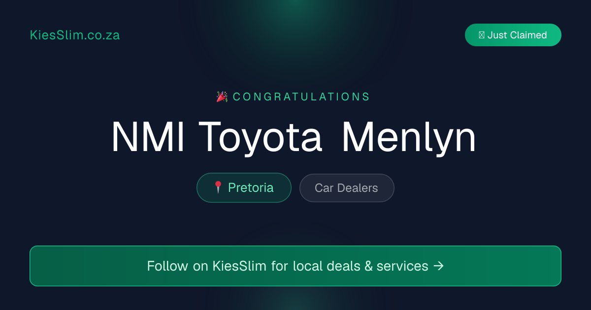 NMI Toyota Menlyn