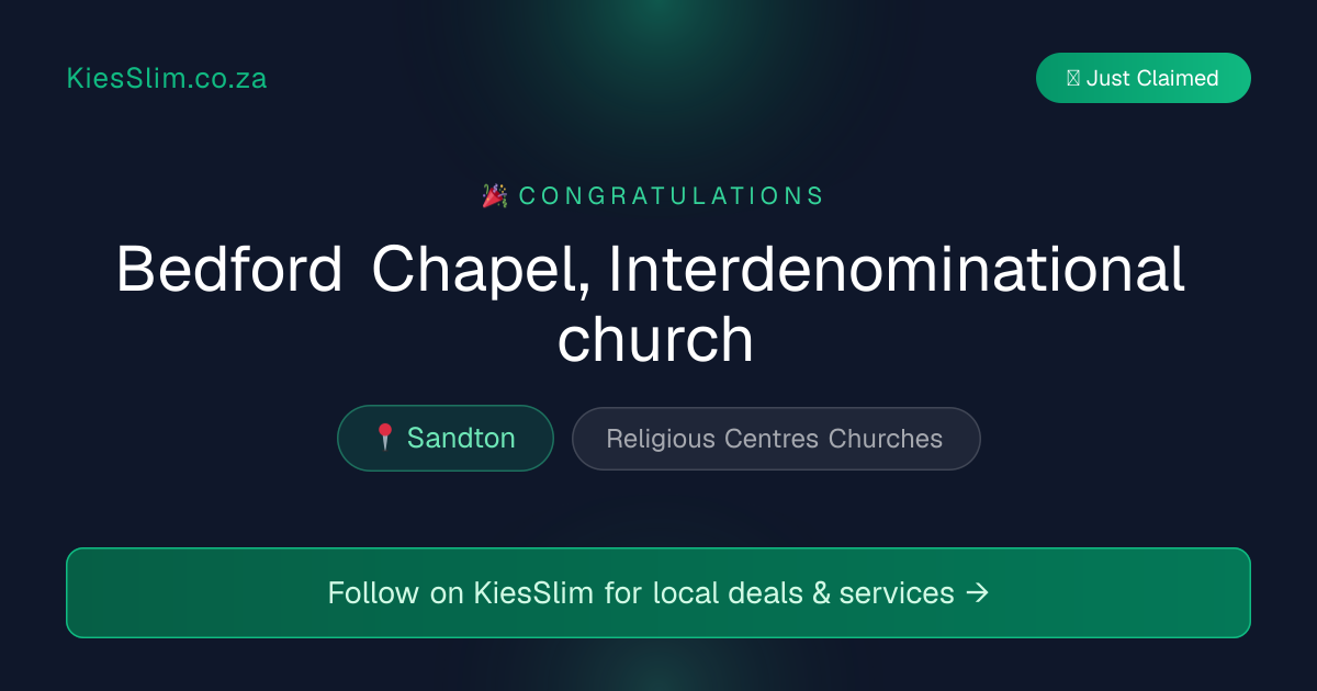 Bedford Chapel, Interdenominational church