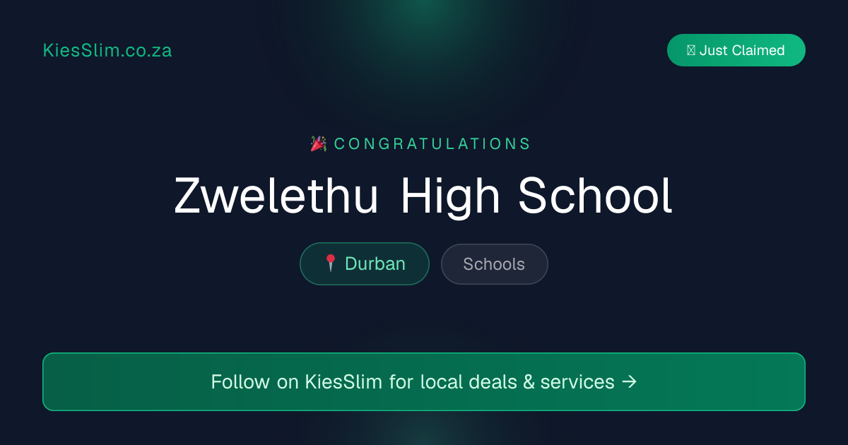 Zwelethu High School