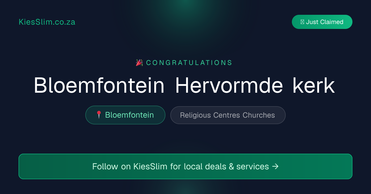 Bloemfontein Hervormde kerk
