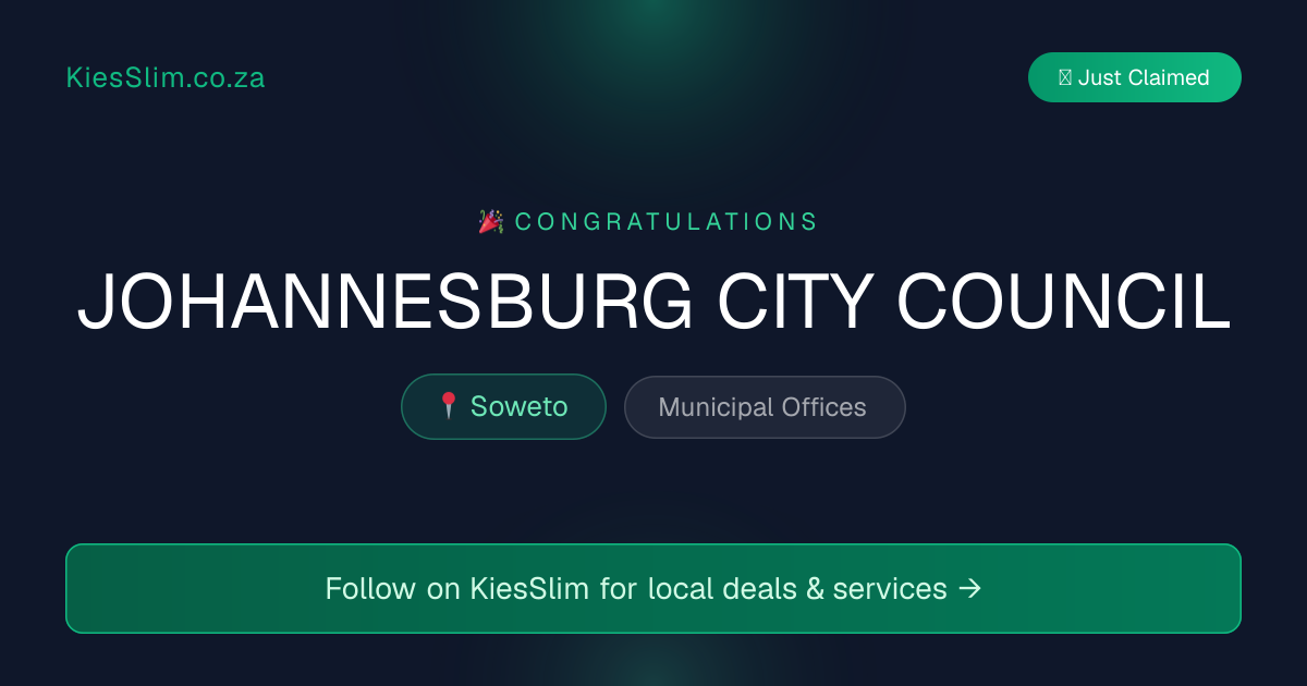 JOHANNESBURG CITY COUNCIL
