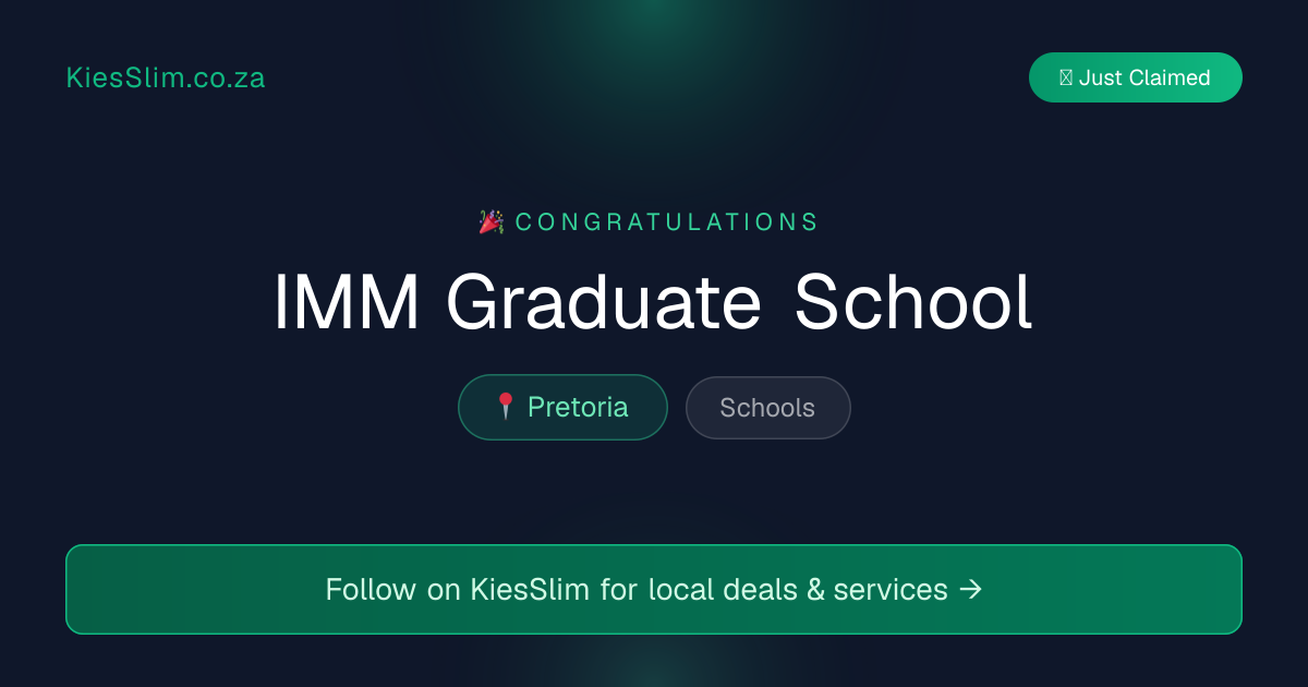 IMM Graduate School