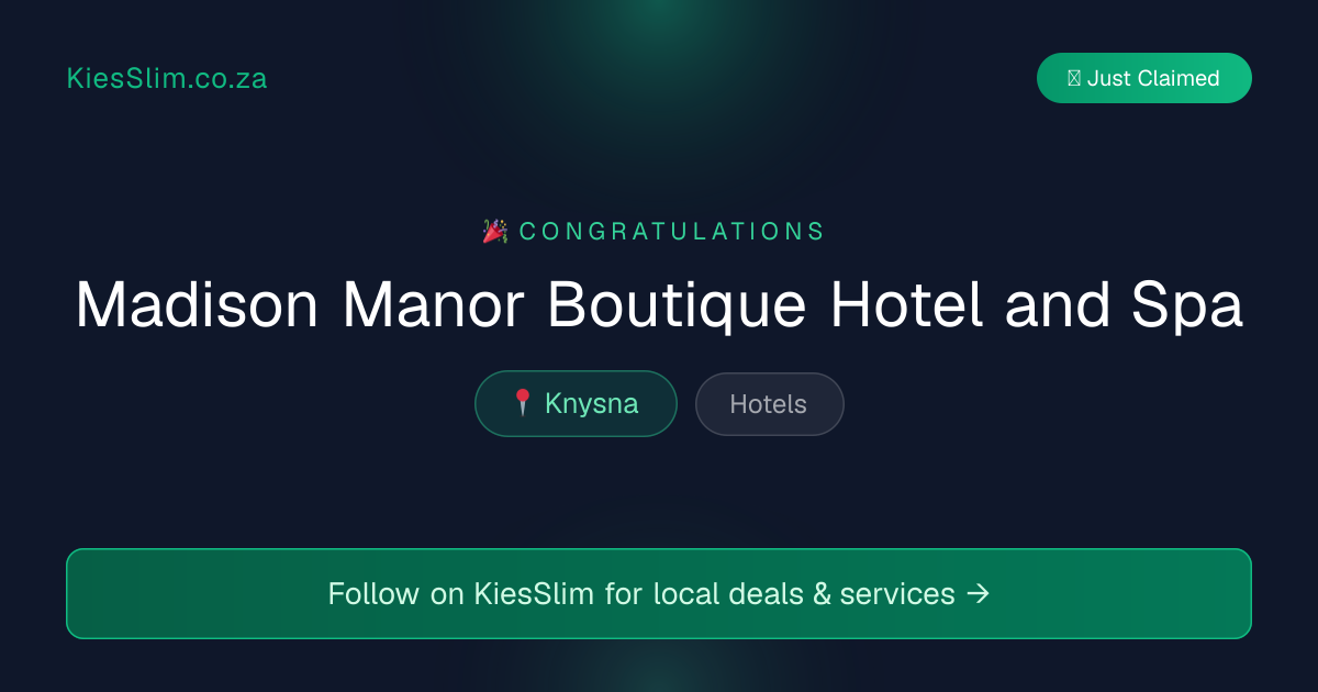 Madison Manor Boutique Hotel and Spa