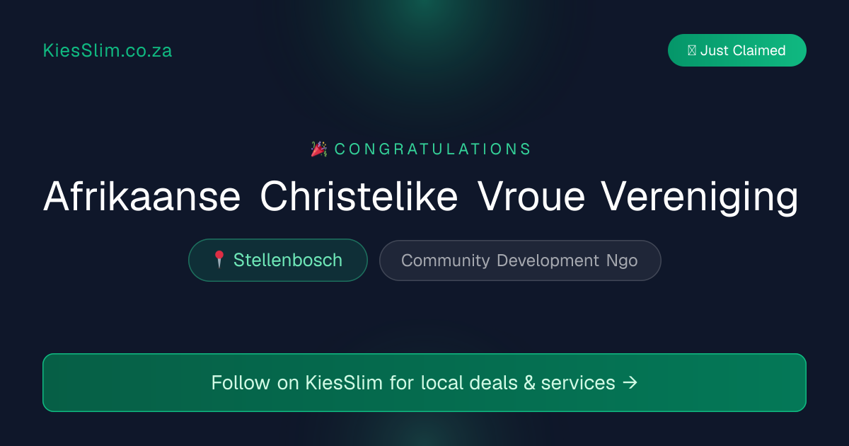Afrikaanse Christelike Vroue Vereniging