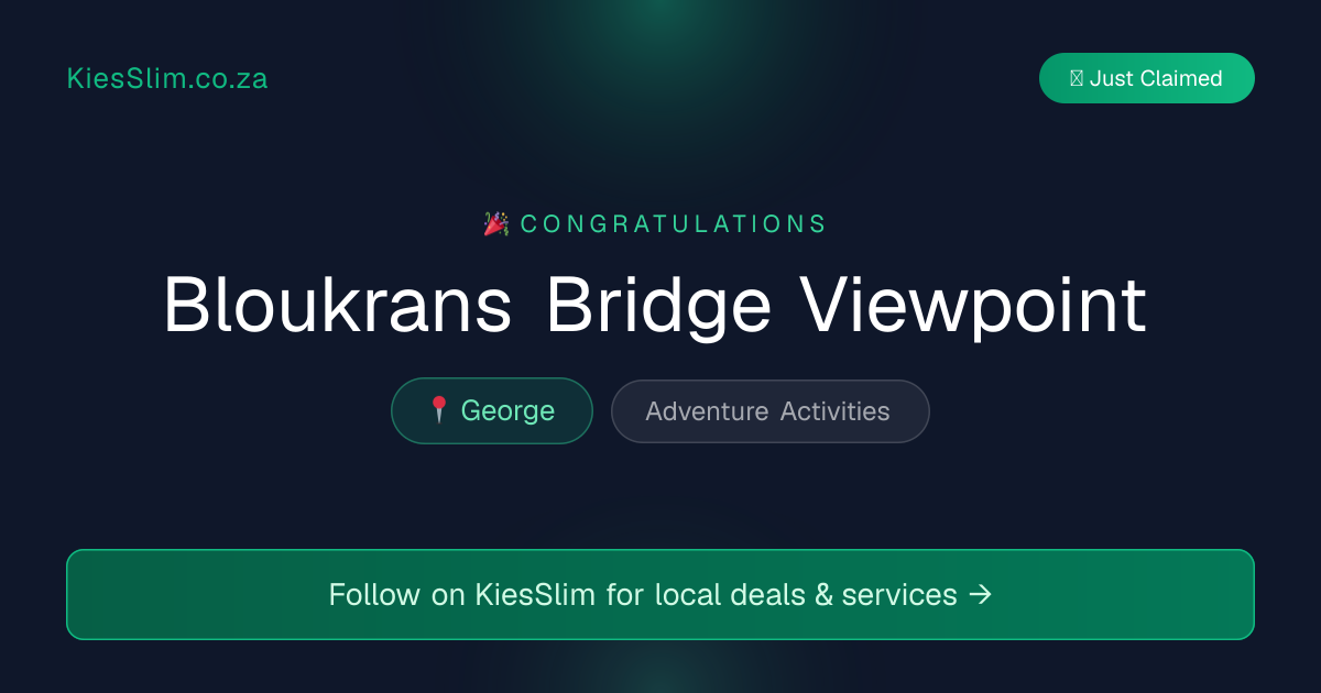 Bloukrans Bridge Viewpoint