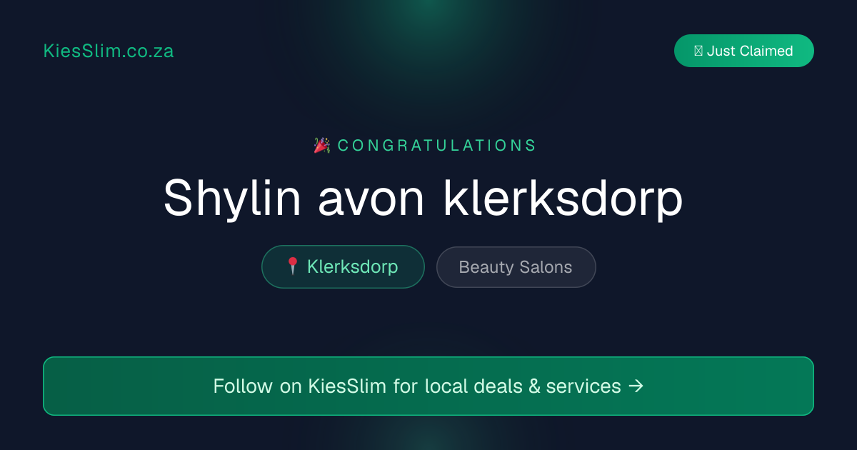 Shylin avon klerksdorp