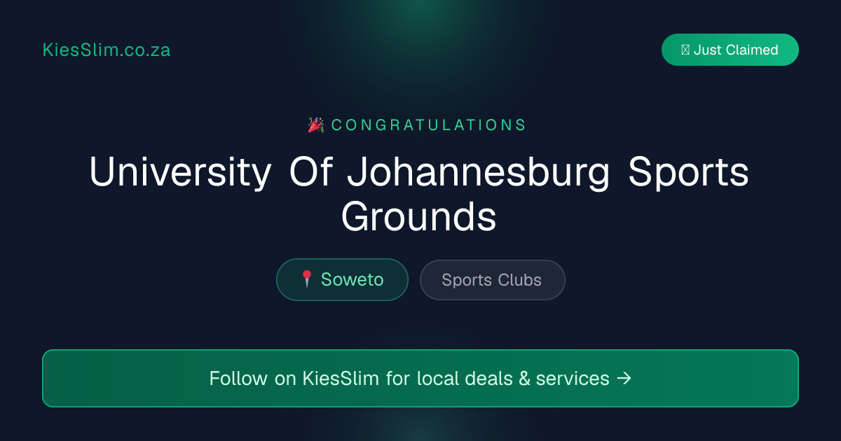 University Of Johannesburg Sports Grounds