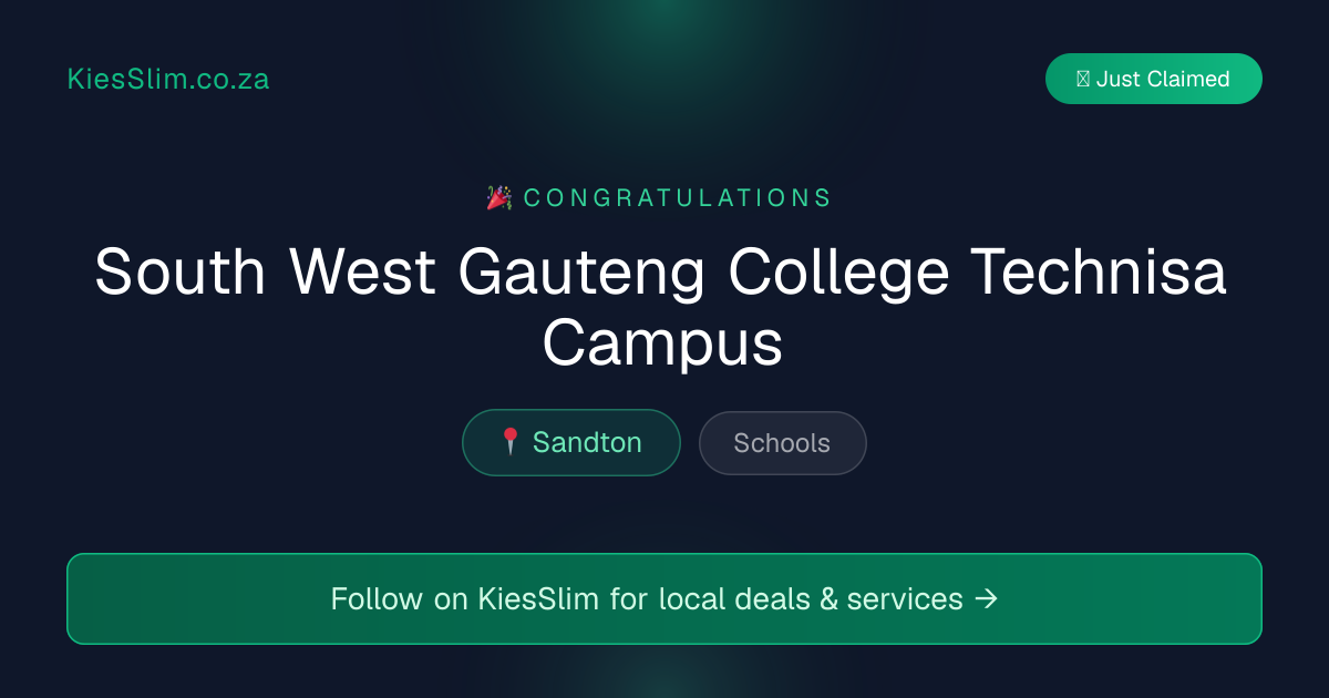 South West Gauteng College Technisa Campus
