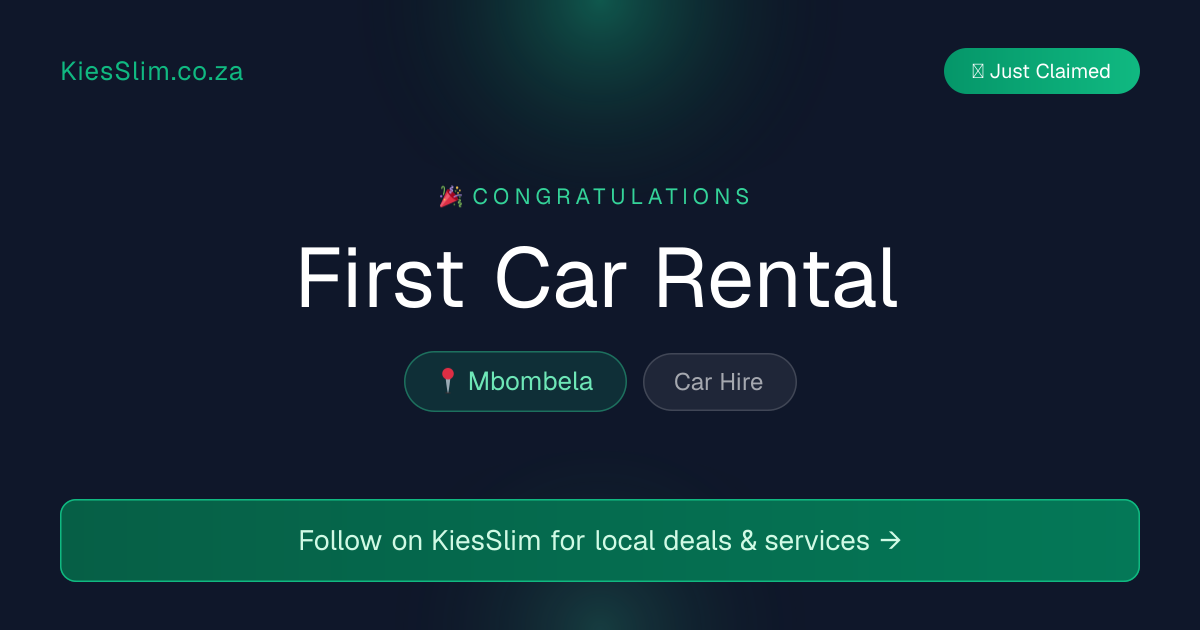 First Car Rental