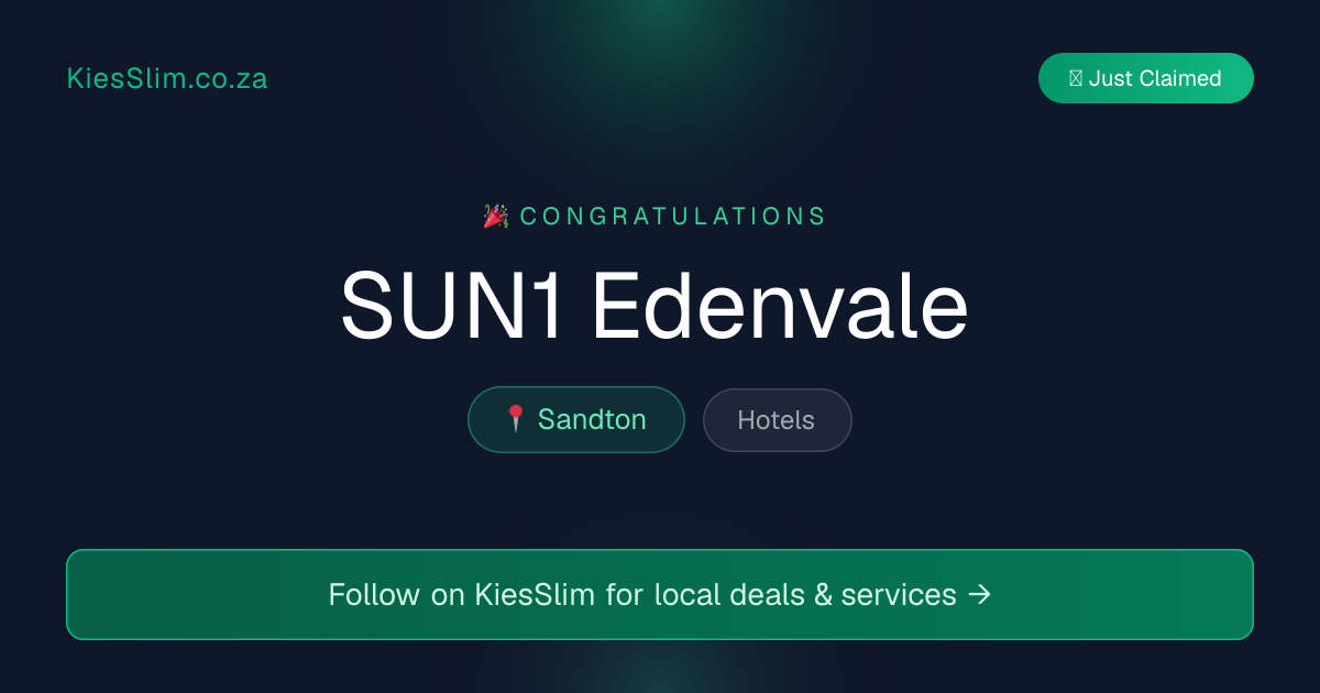 SUN1 Edenvale