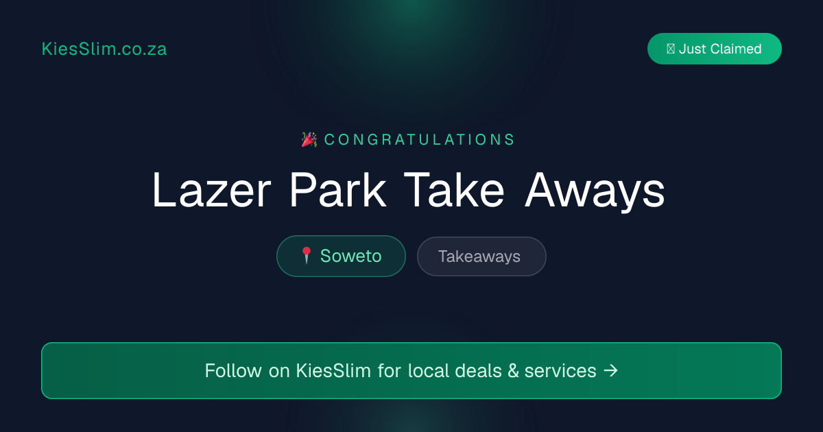 Lazer Park Take Aways