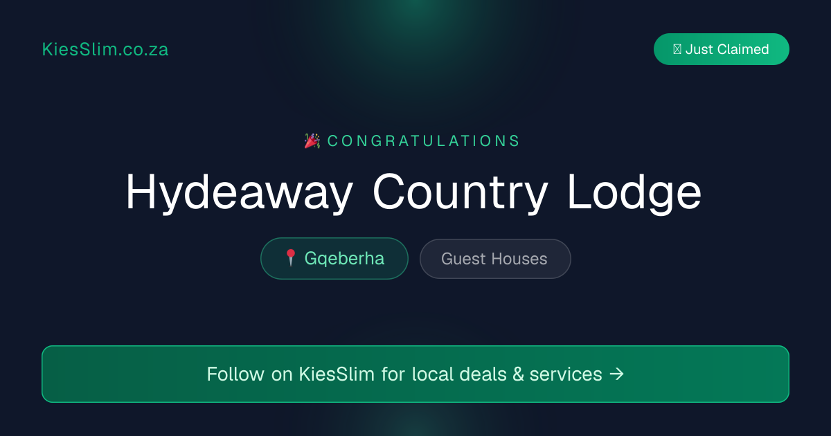 Hydeaway Country Lodge