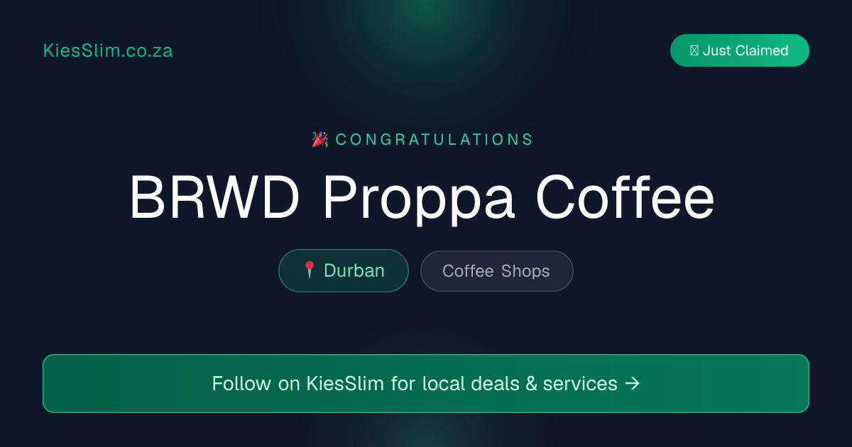 BRWD Proppa Coffee
