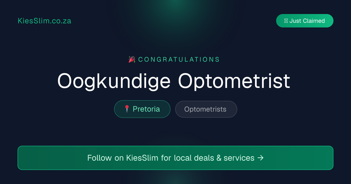 Oogkundige Optometrist
