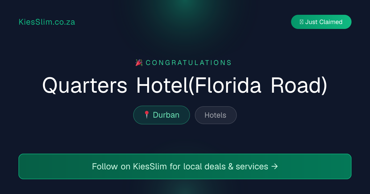 Quarters Hotel(Florida Road)