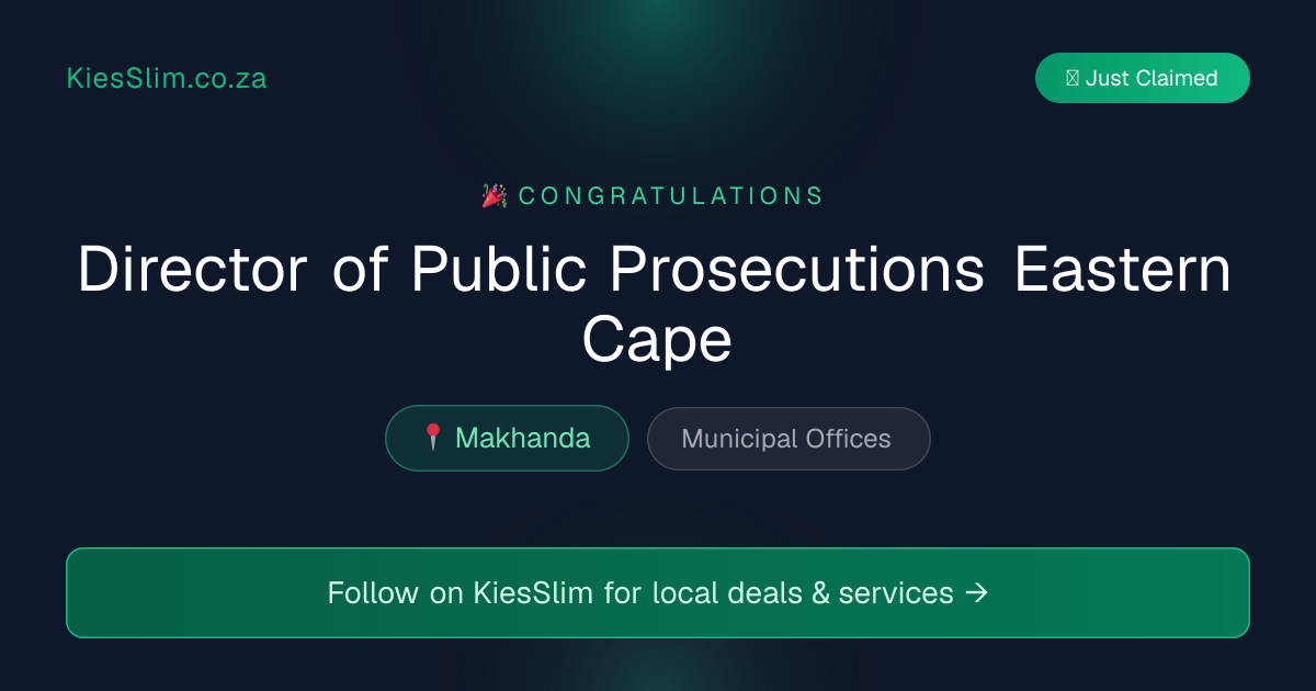 Director of Public Prosecutions Eastern Cape