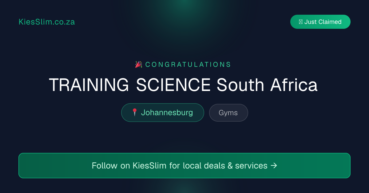 TRAINING SCIENCE South Africa
