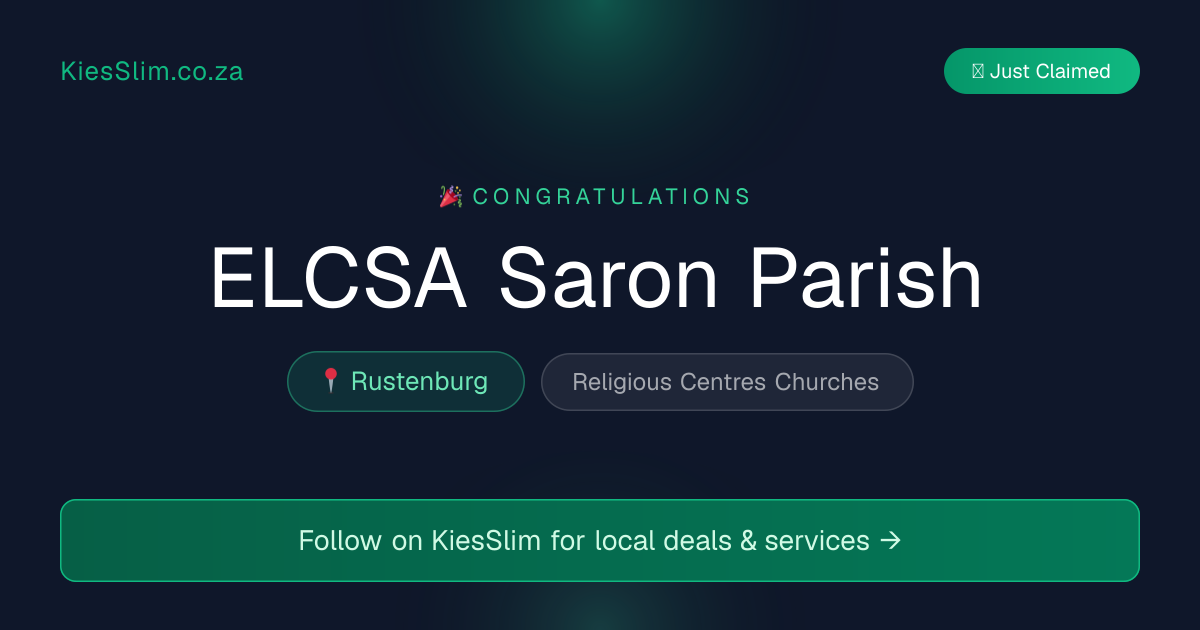 ELCSA Saron Parish