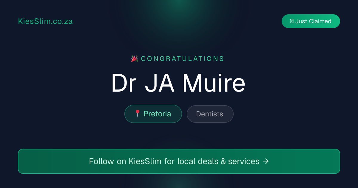 Dr JA Muire