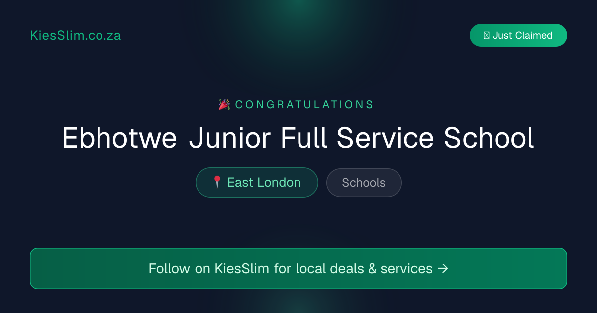 Ebhotwe Junior Full Service School