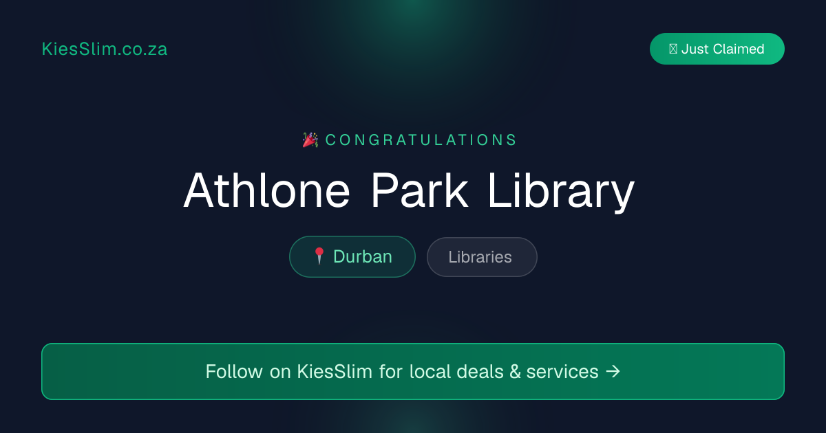 Athlone Park Library