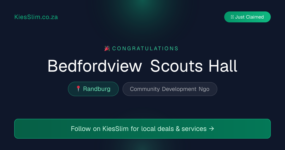 Bedfordview Scouts Hall