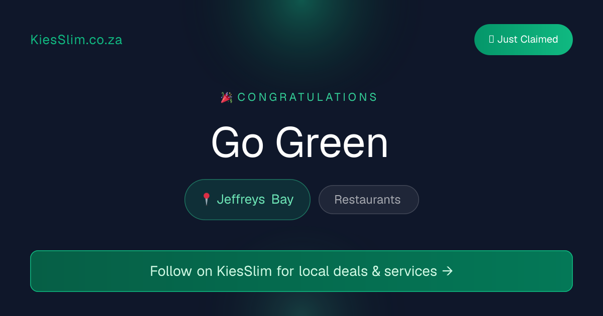 Go Green