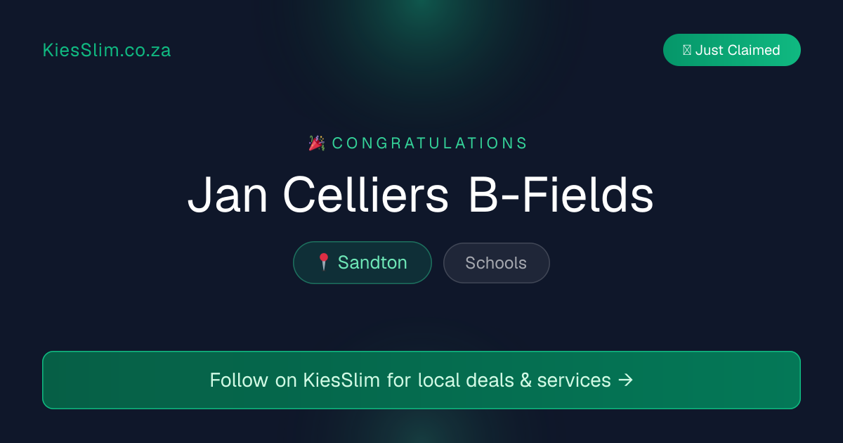 Jan Celliers B-Fields