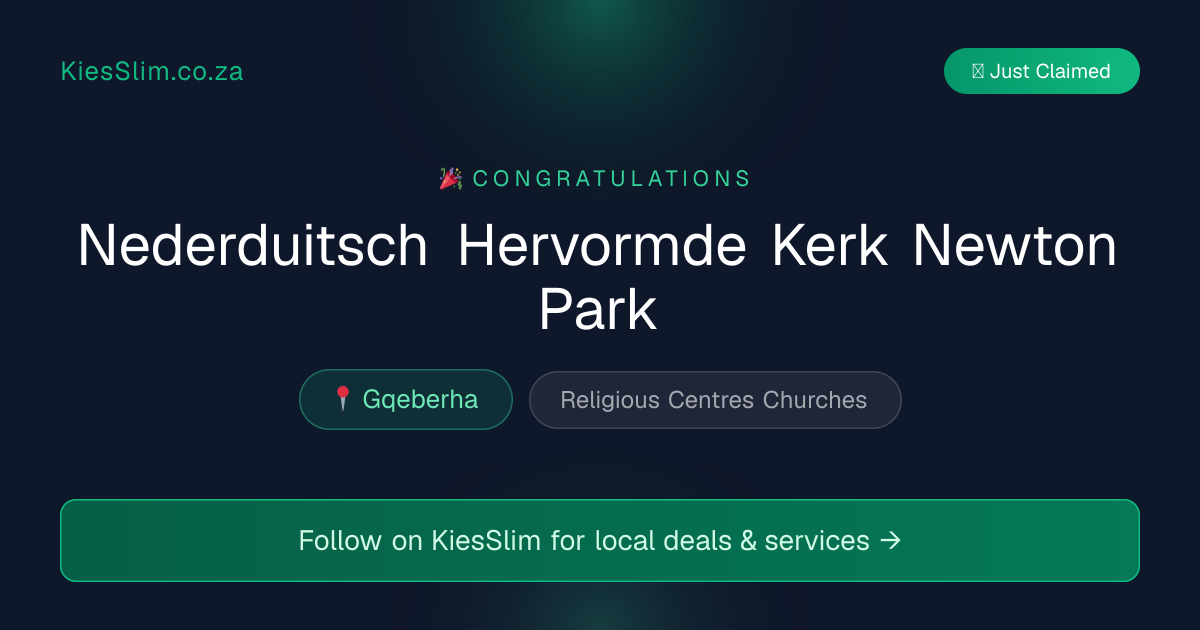 Nederduitsch Hervormde Kerk Newton Park