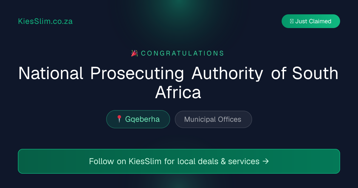 National Prosecuting Authority of South Africa