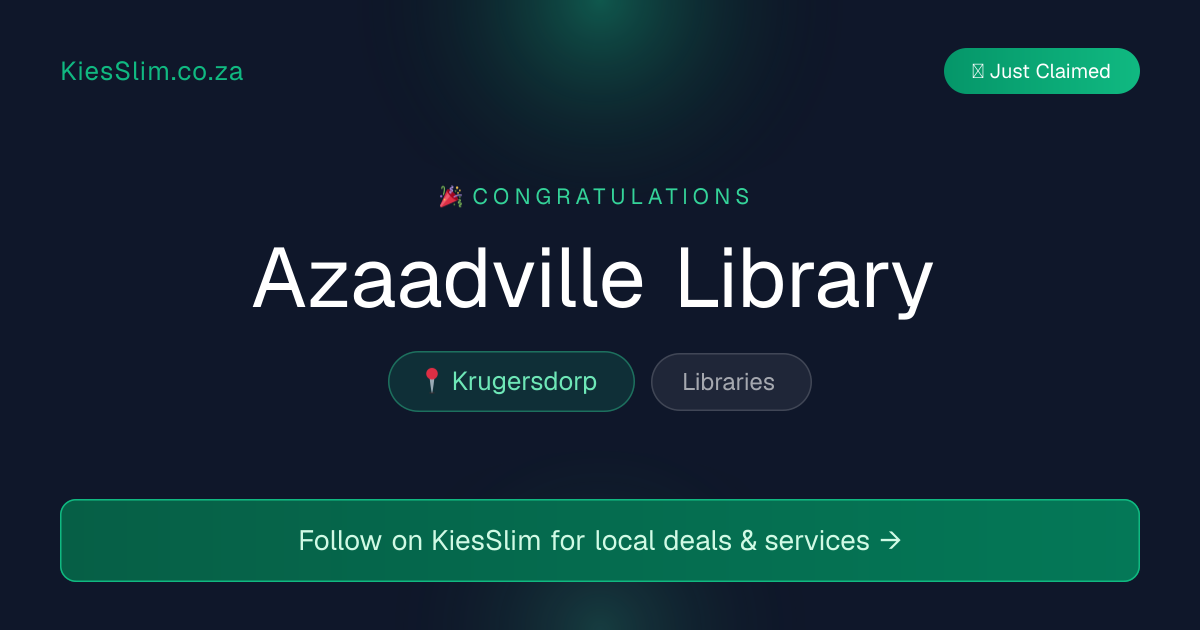 Azaadville Library