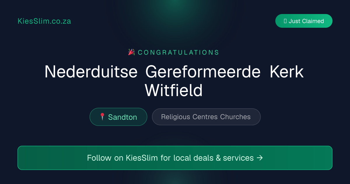 Nederduitse Gereformeerde Kerk Witfield