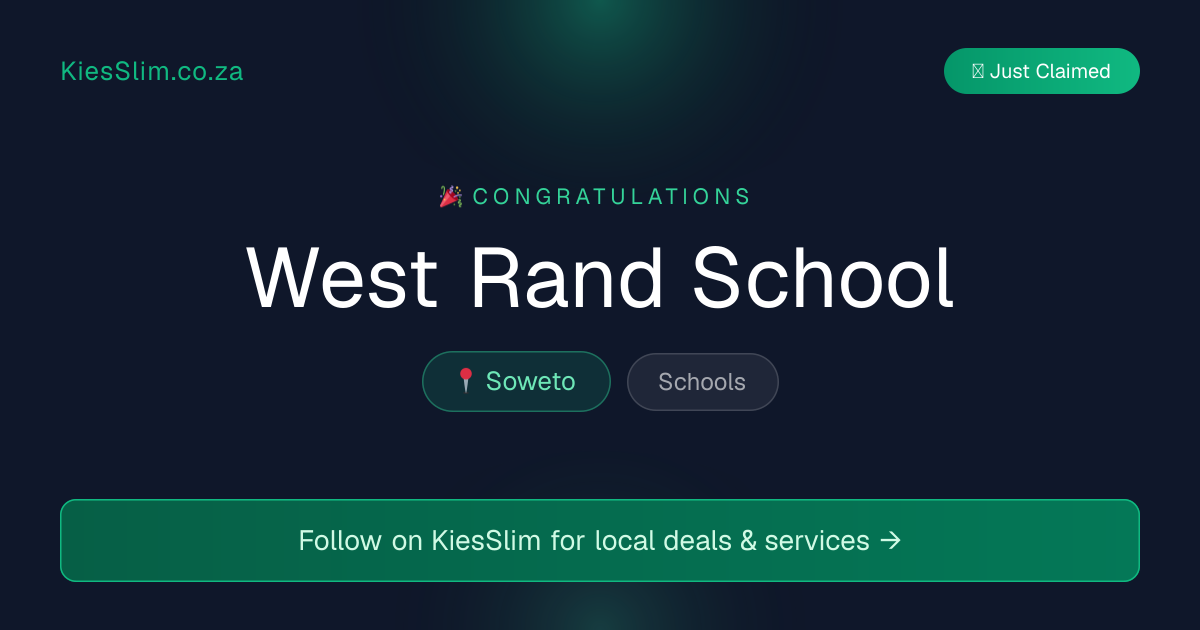 West Rand School