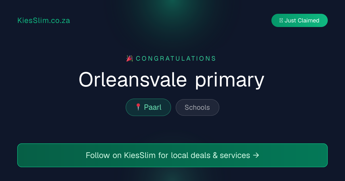 Orleansvale primary