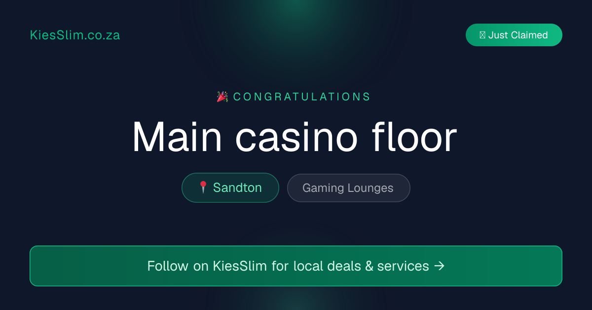 Main casino floor