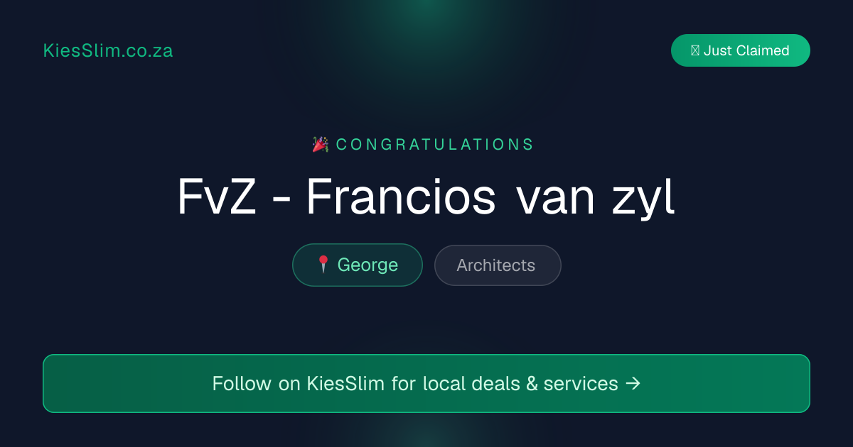 FvZ - Francios van zyl