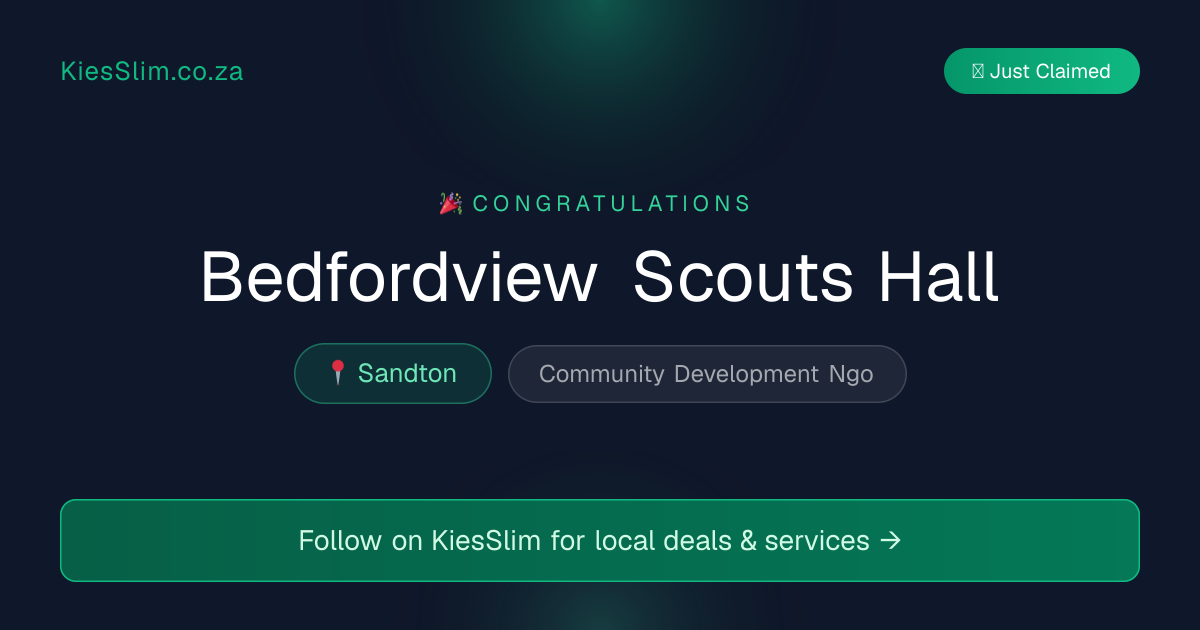 Bedfordview Scouts Hall
