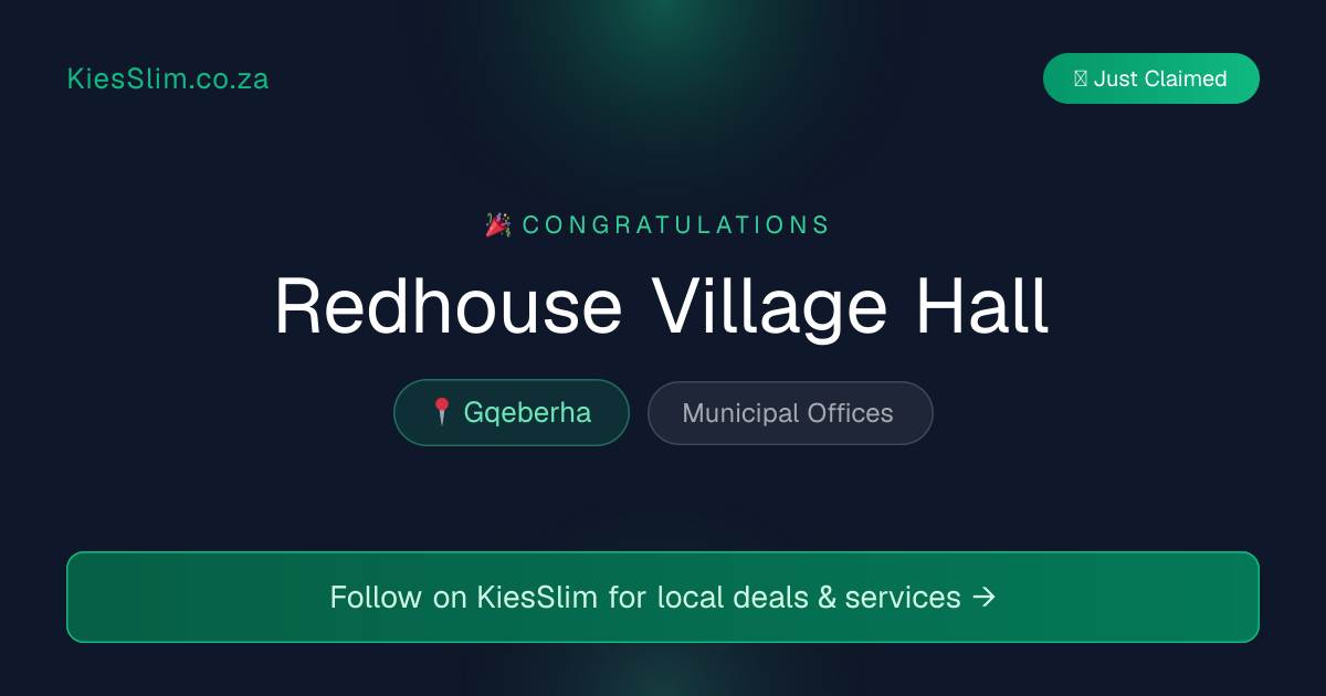 Redhouse Village Hall