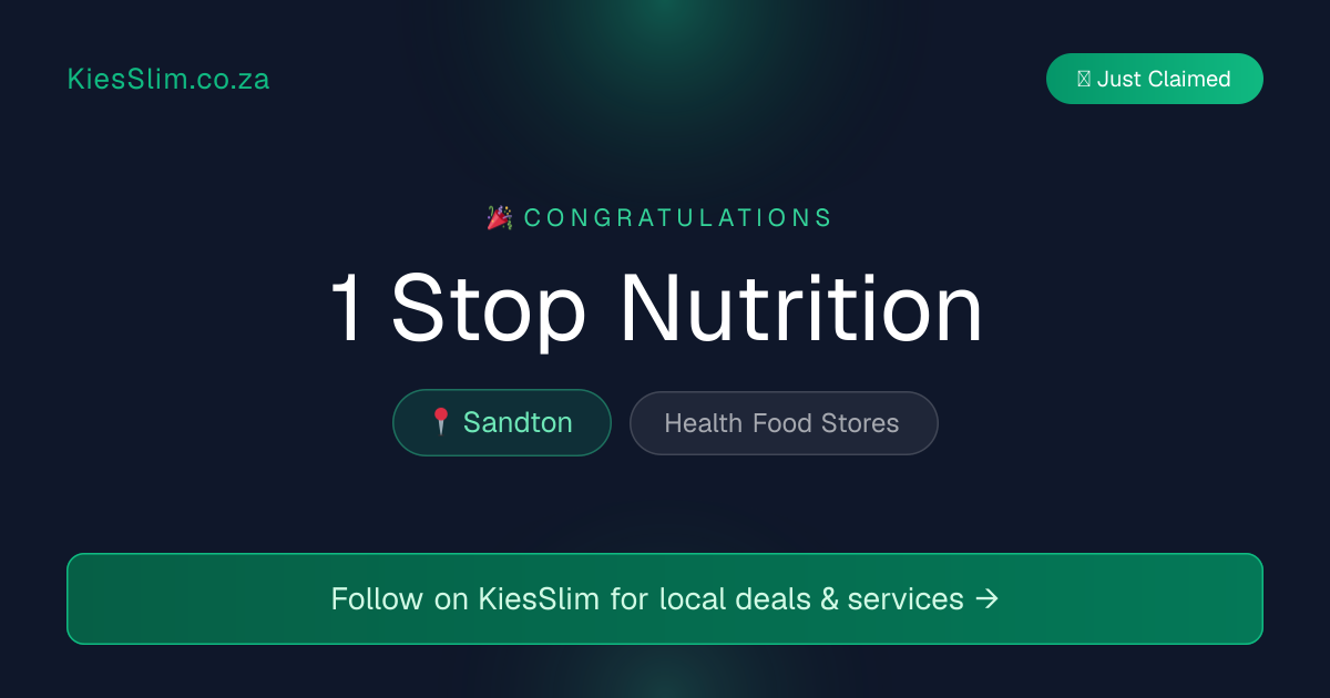 1 Stop Nutrition