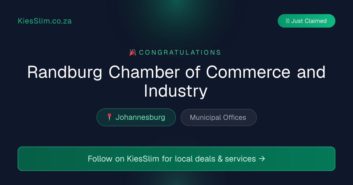 Randburg Chamber of Commerce and Industry
