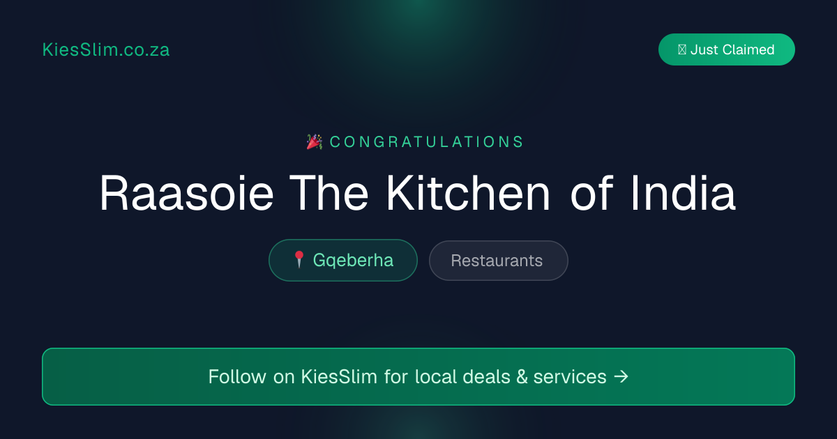 Raasoie The Kitchen of India
