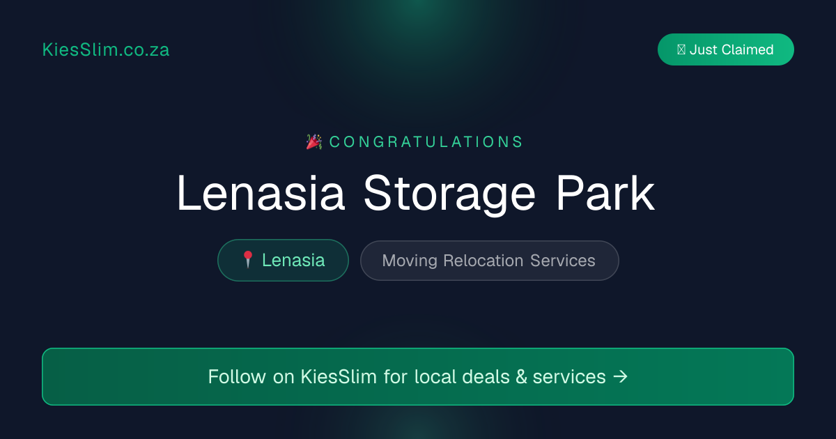 Lenasia Storage Park