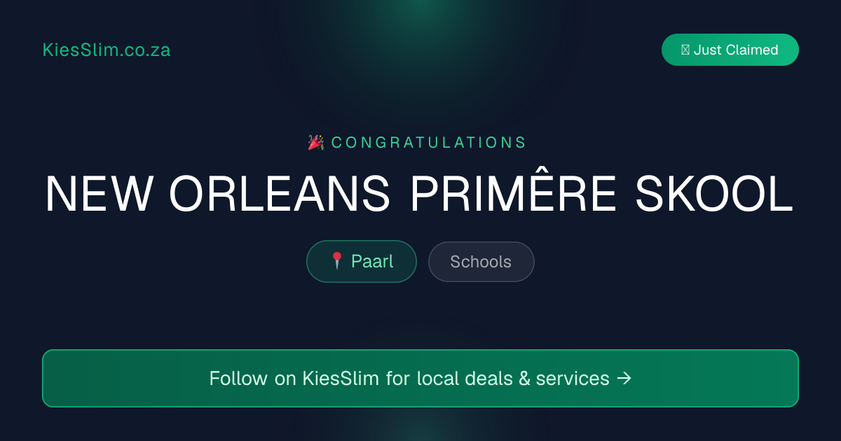 NEW ORLEANS PRIMÊRE SKOOL