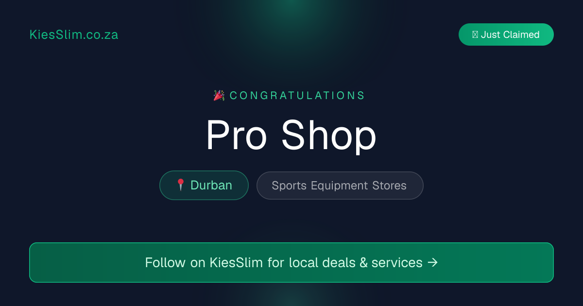 Pro Shop