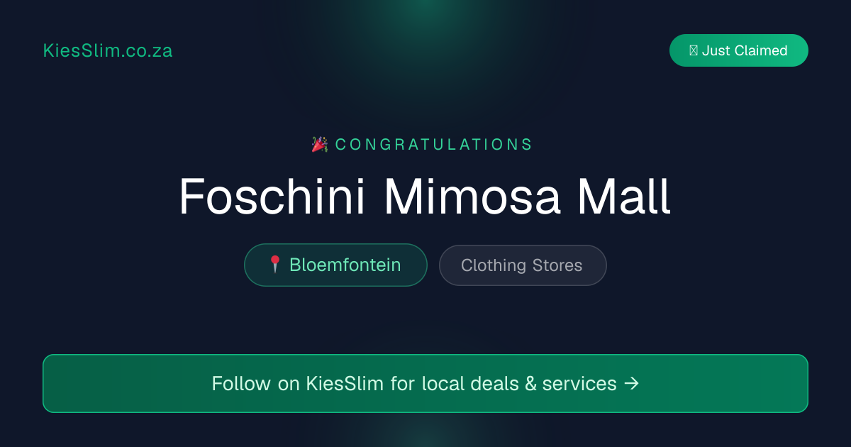 Foschini Mimosa Mall