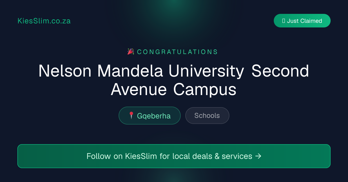 Nelson Mandela University Second Avenue Campus