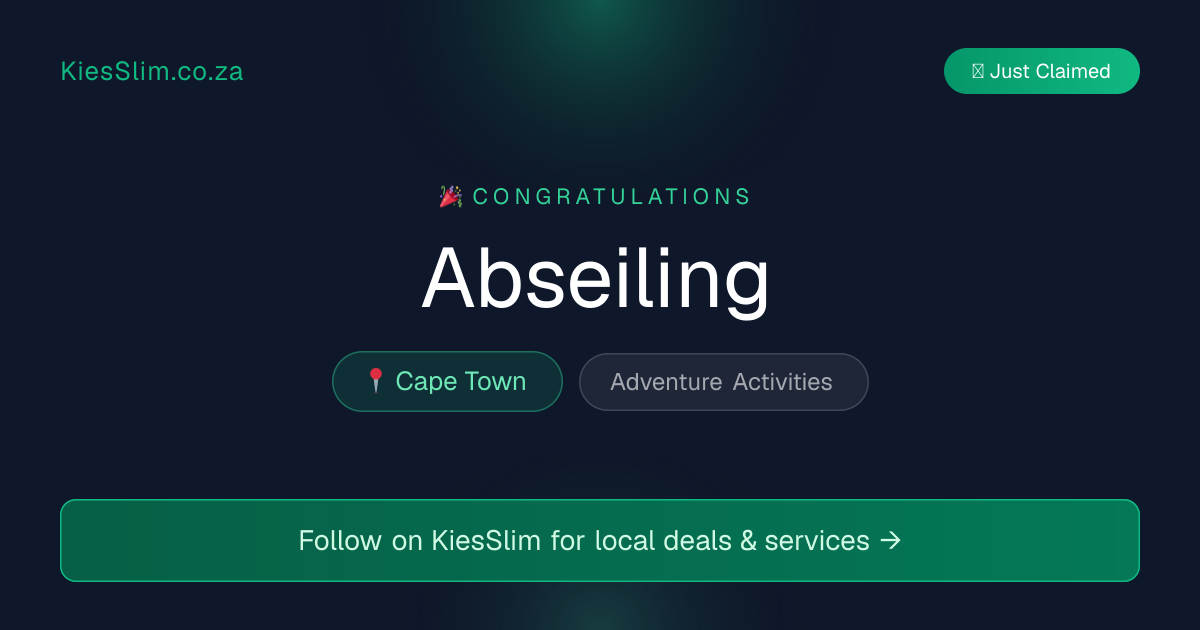 Abseiling