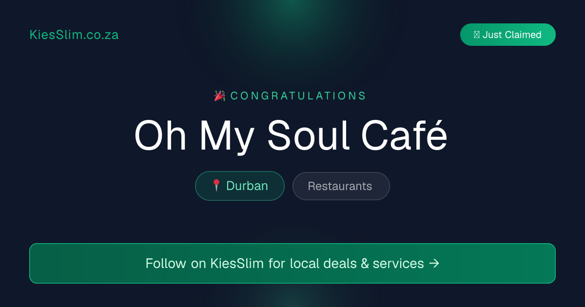 Oh My Soul Café