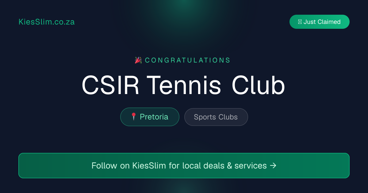CSIR Tennis Club